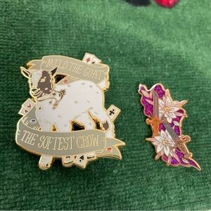 Shadow and Bone Pins milo the goat